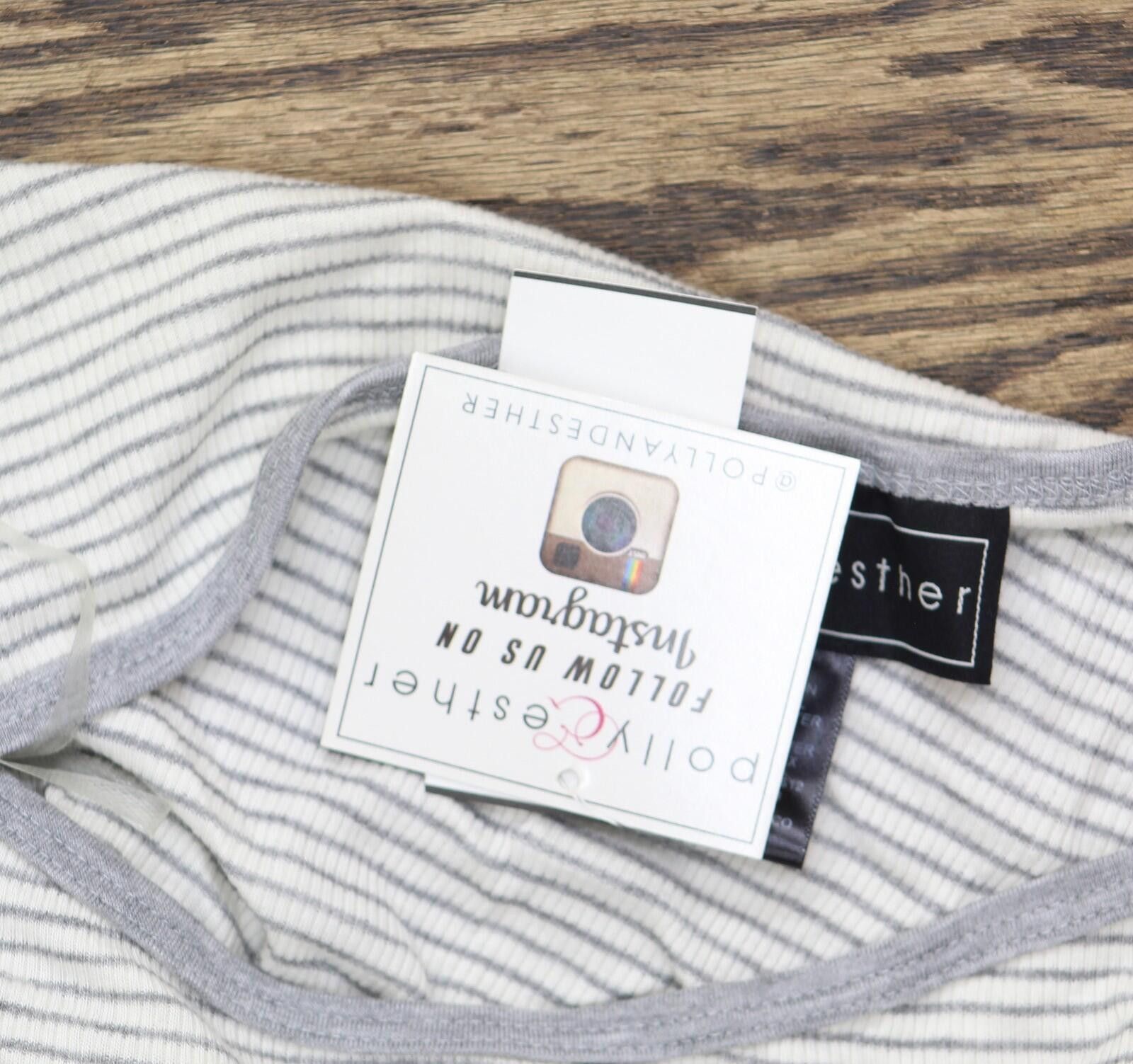 Other Nwt Polly & Esther Scoop-neck Skimmer T-shirt Gray Multi Xs Size XS / US 0-2 / IT 36-38 - 3 Thumbnail