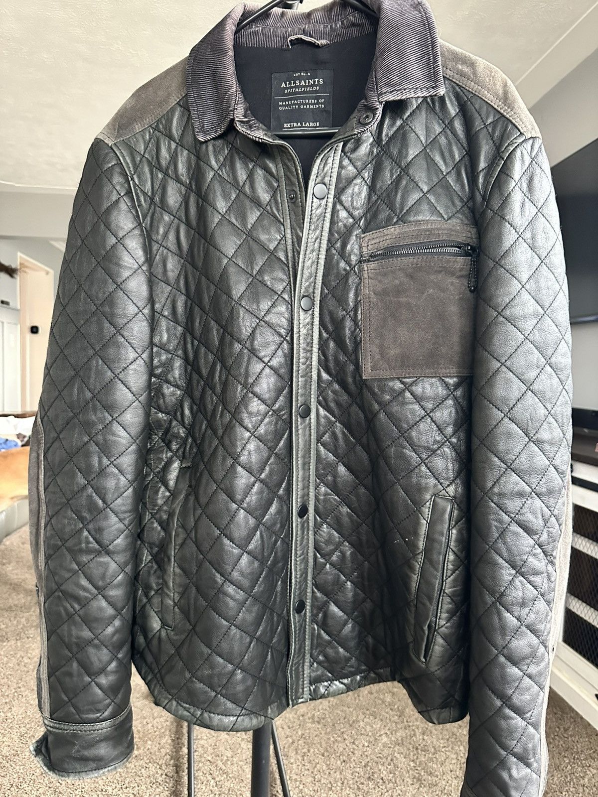 Allsaints AllSaints Leather Jacket Size US XL / EU 56 / 4 - 1 Thumbnail