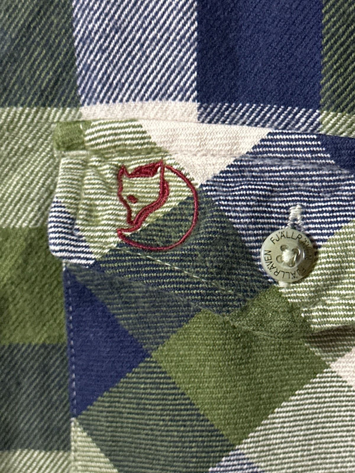 Fjallraven × Vintage Fjällräven Double Pocket Flannel L/S Button Up Size US M / EU 48-50 / 2 - 7 Thumbnail
