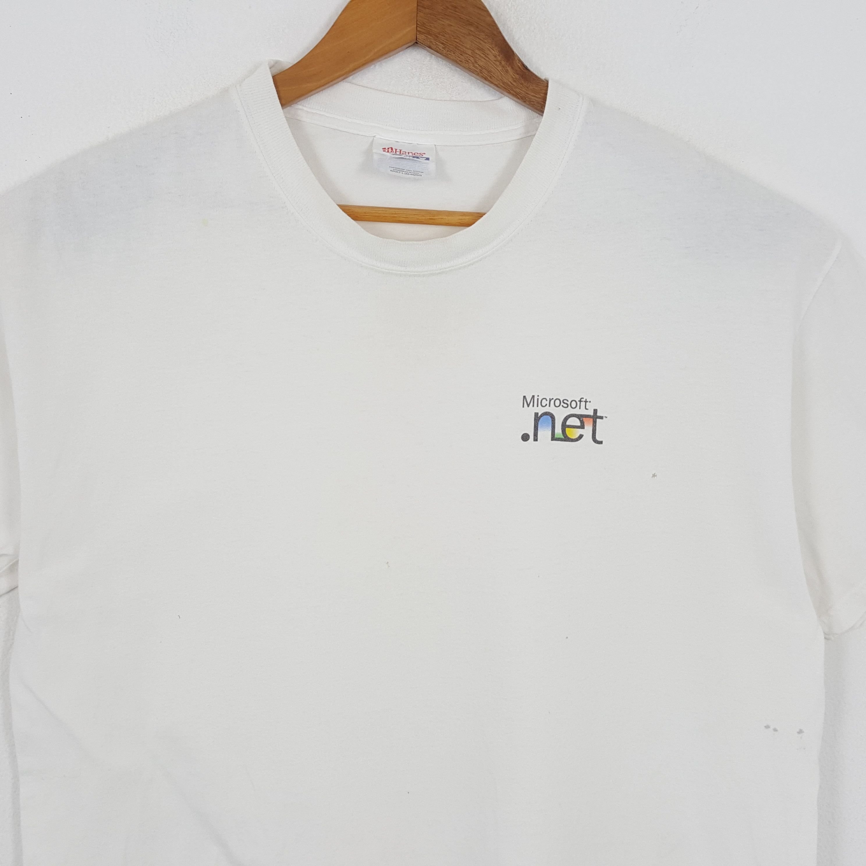 Microsoft × Vintage Vintage Microsoft.net American IT Corporation Company Tees Size US L / EU 52-54 / 3 - 2 Thumbnail