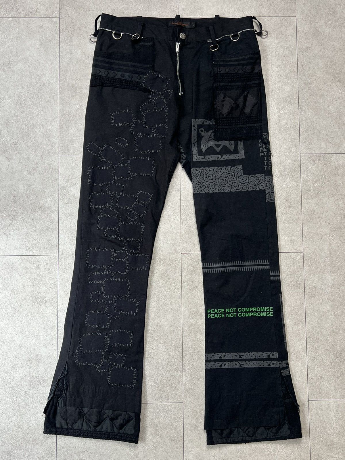 Undercover undercover SCAB SS03 Hagi Patchwork Jeans | Grailed