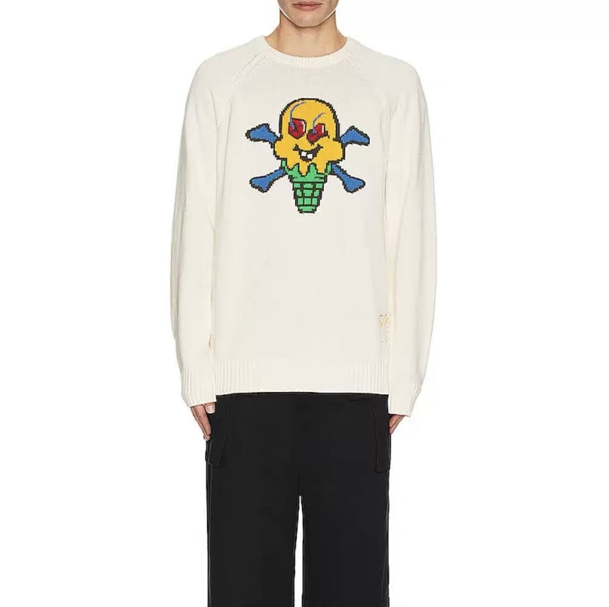 Billionaire Boys Club BBC ICECREAM Intarsia Ice Cream Sweater Size US M / EU 48-50 / 2 - 6 Thumbnail
