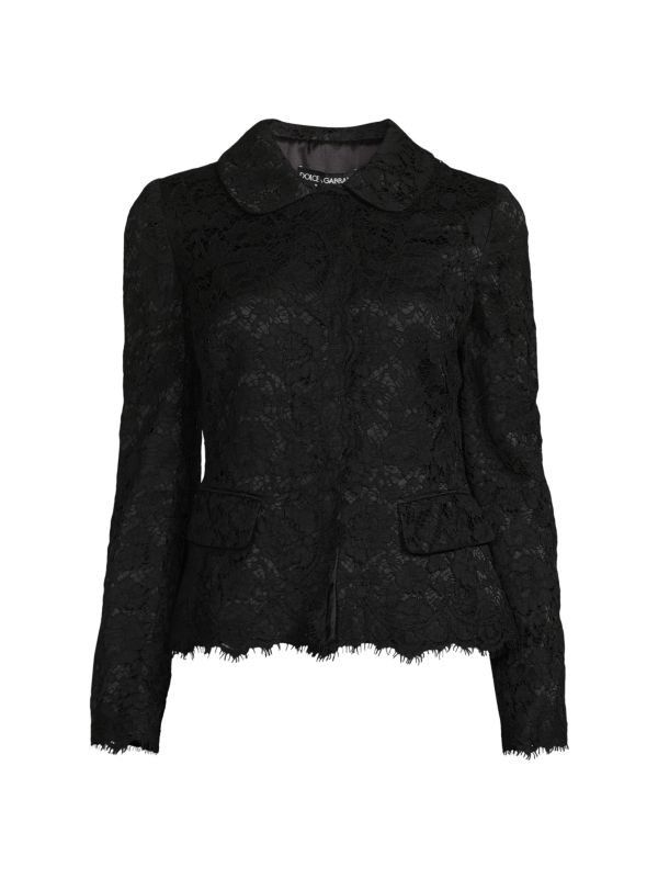 Dolce & Gabbana o1y0825 Blazer in Black Size XS / US 0-2 / IT 36-38 - 1 Thumbnail