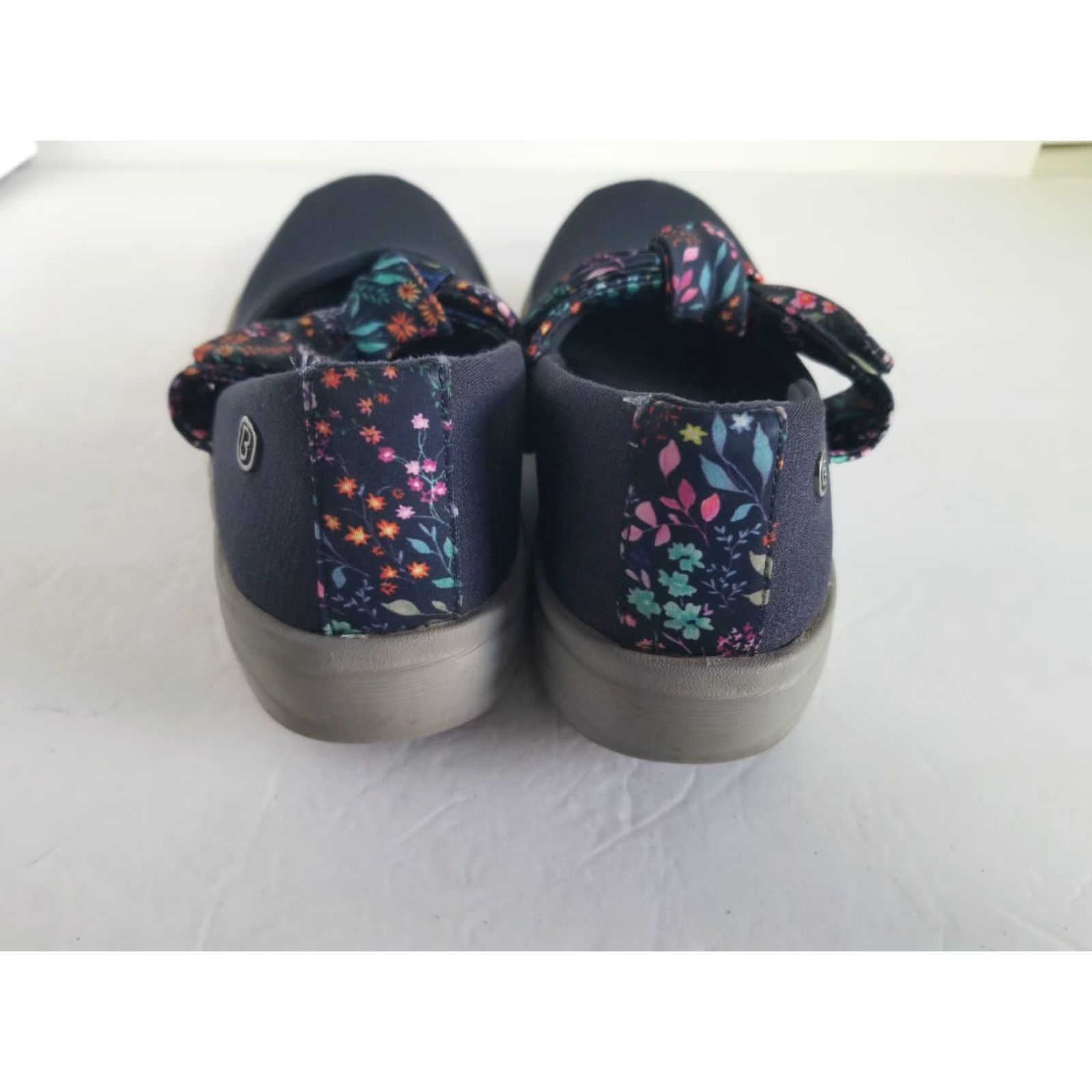 Vintage Bzees Womens Slip-On Bow Comfort Walking Loafers Blue 6.5 M Shoes Women Size US 4 / IT 34 - 3 Thumbnail