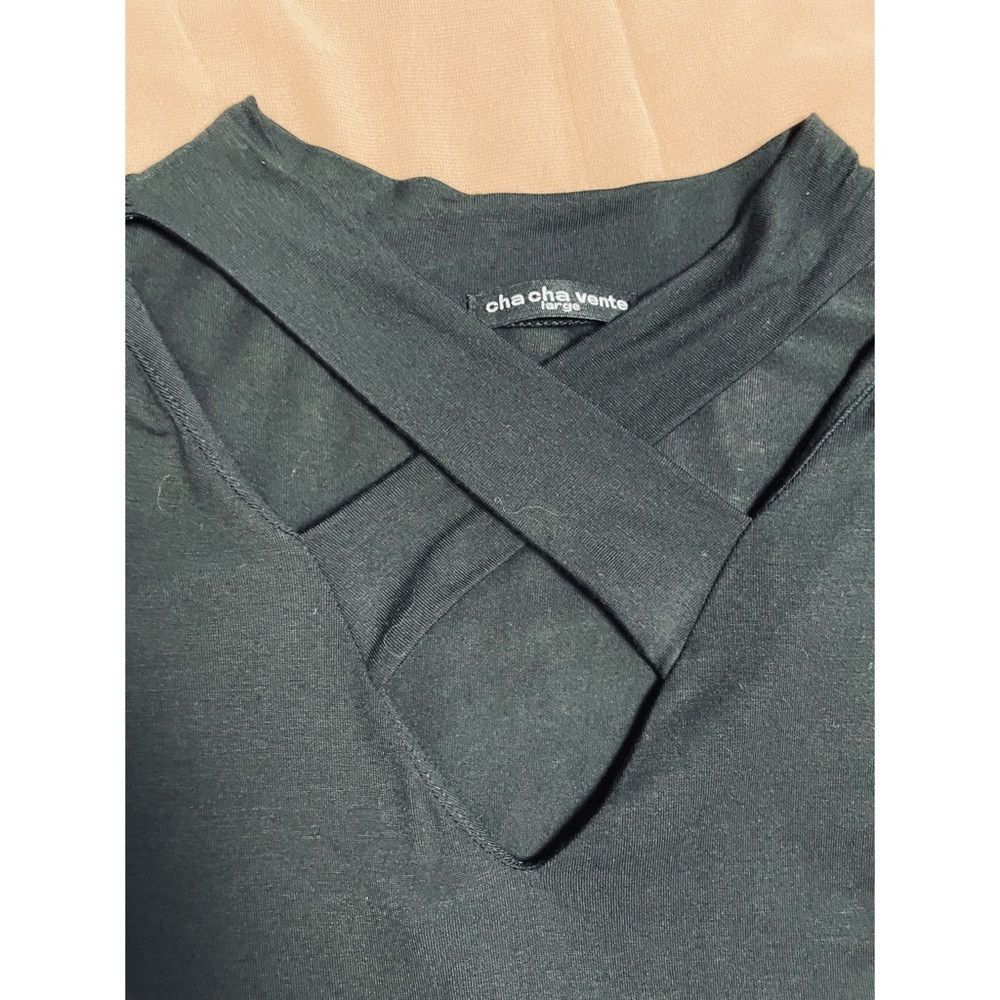 Other New Cha Cha Vente Black Long Sheer Bottom Top Tunic Size L Size L / US 10 / IT 46 - 7 Thumbnail