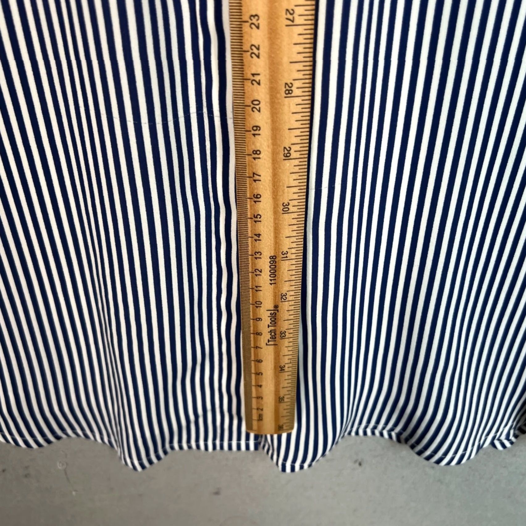 Loft VINTAGE Loft Striped Blue & White Long Sleeve Shift Dress Womens XS Size Size XS / US 0-2 / IT 36-38 - 6 Thumbnail