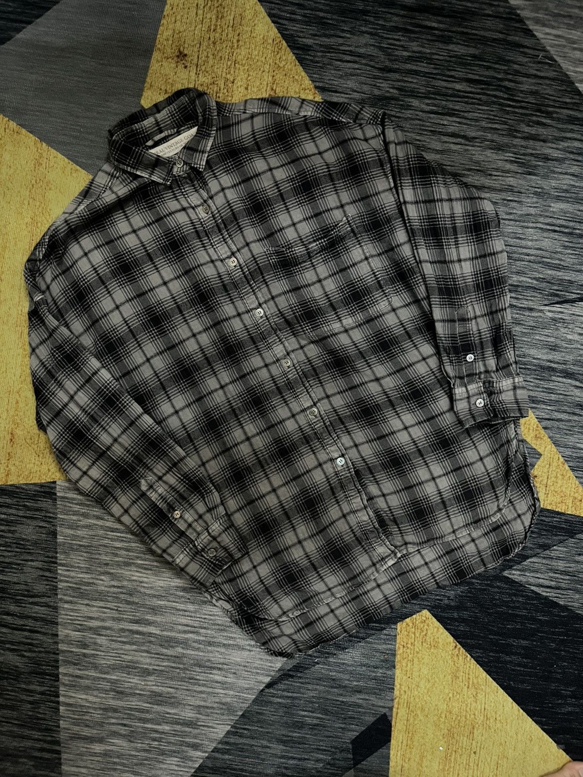 Japanese Brand 1990s GOA plaid classic #H3 Size US L / EU 52-54 / 3 - 4 Thumbnail
