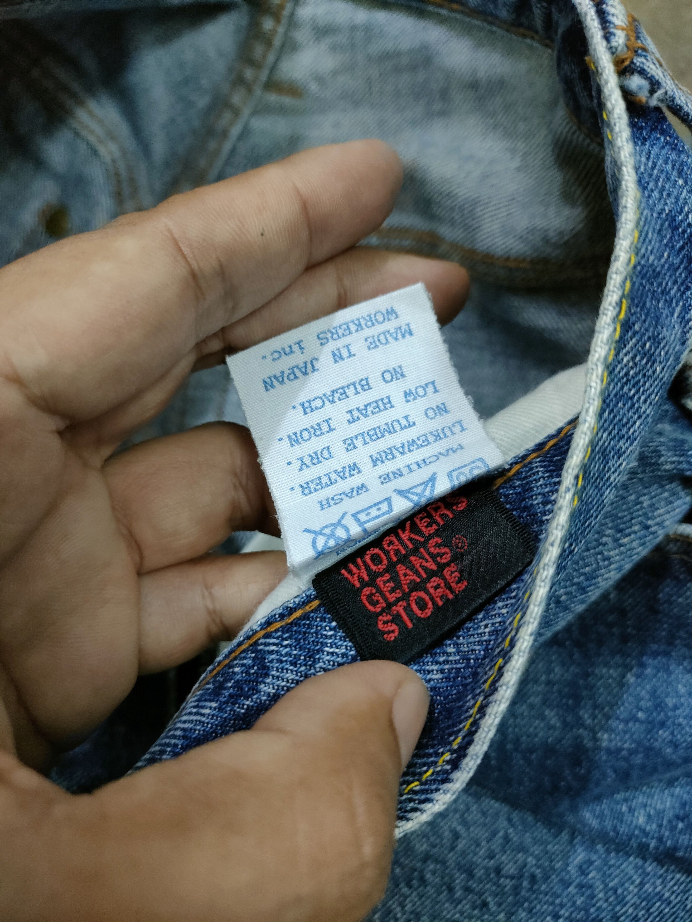 Japanese Brand Worker Japan Selvedge Jeans Size US 28 / EU 44 - 6 Thumbnail