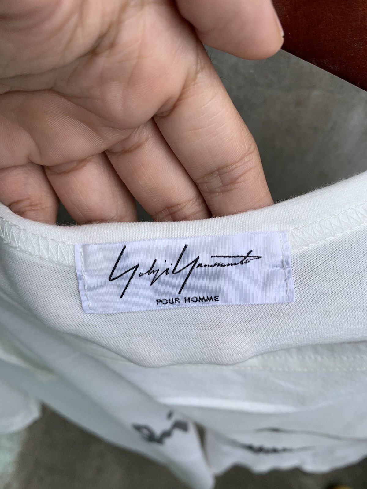 Yohji Yamamoto Signature Script Tee Size US L / EU 52-54 / 3 - 6 Thumbnail