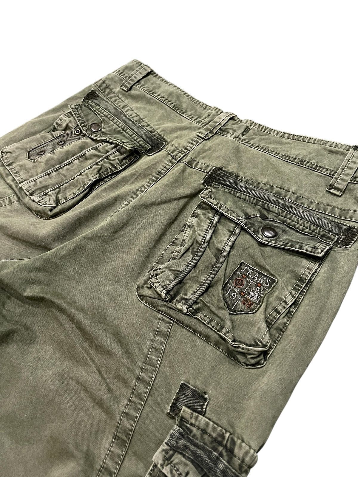 Le Grande Bleu (L.G.B.) × Tete Homme Bapai Japan Multi Pocket Bondage Baggy Cargo Pants Size US 34 / EU 50 - 22 Thumbnail