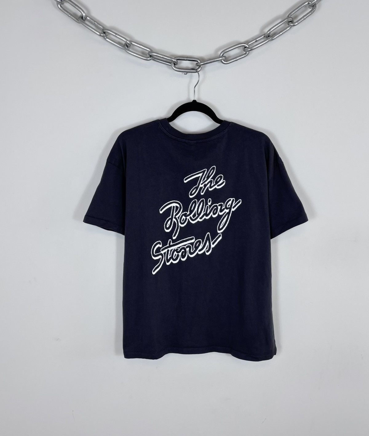 The Rolling Stones The Rolling Stones Big Tongue Logo Grey Band T-Shirt Tee Size US L / EU 52-54 / 3 - 2 Thumbnail