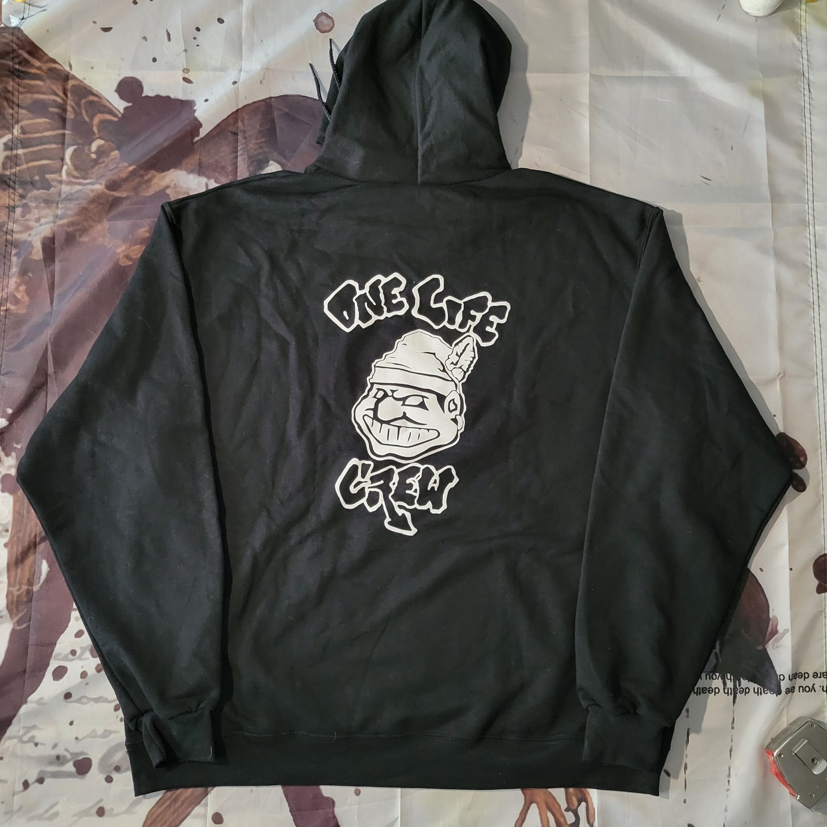 Band Tees × Champion ONE LIFE CREW Hoodie Size US XL / EU 56 / 4 - 2 Thumbnail