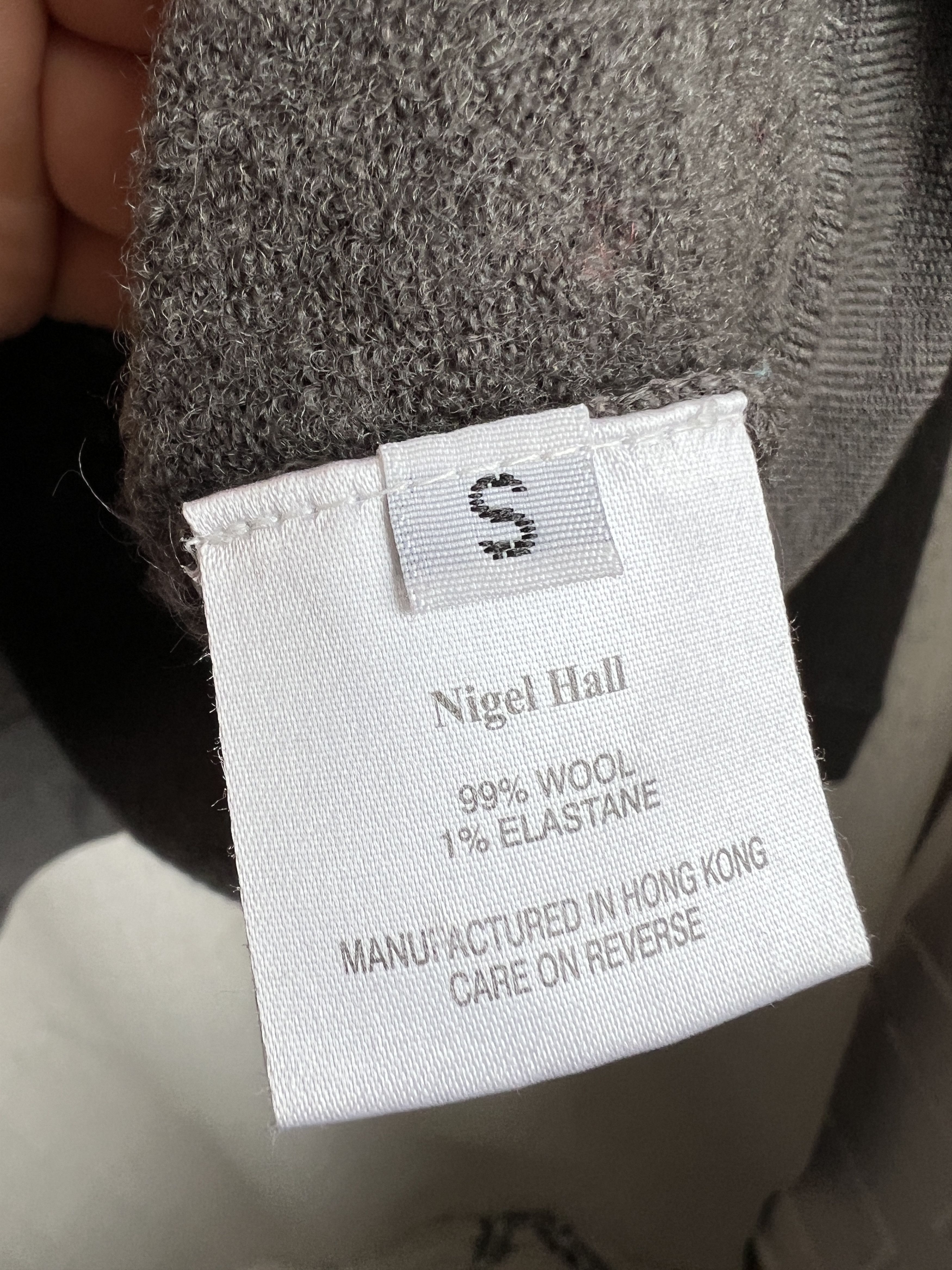 Vintage Nigel Hall Raw Wool Sweater Avant Garde Style Size US S / EU 44-46 / 1 - 9 Thumbnail
