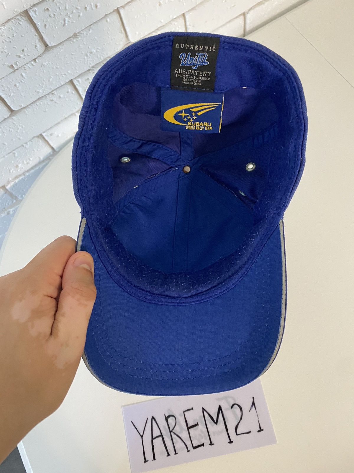 Vintage Subaru world rally team racing cap hat Size ONE SIZE - 8 Thumbnail