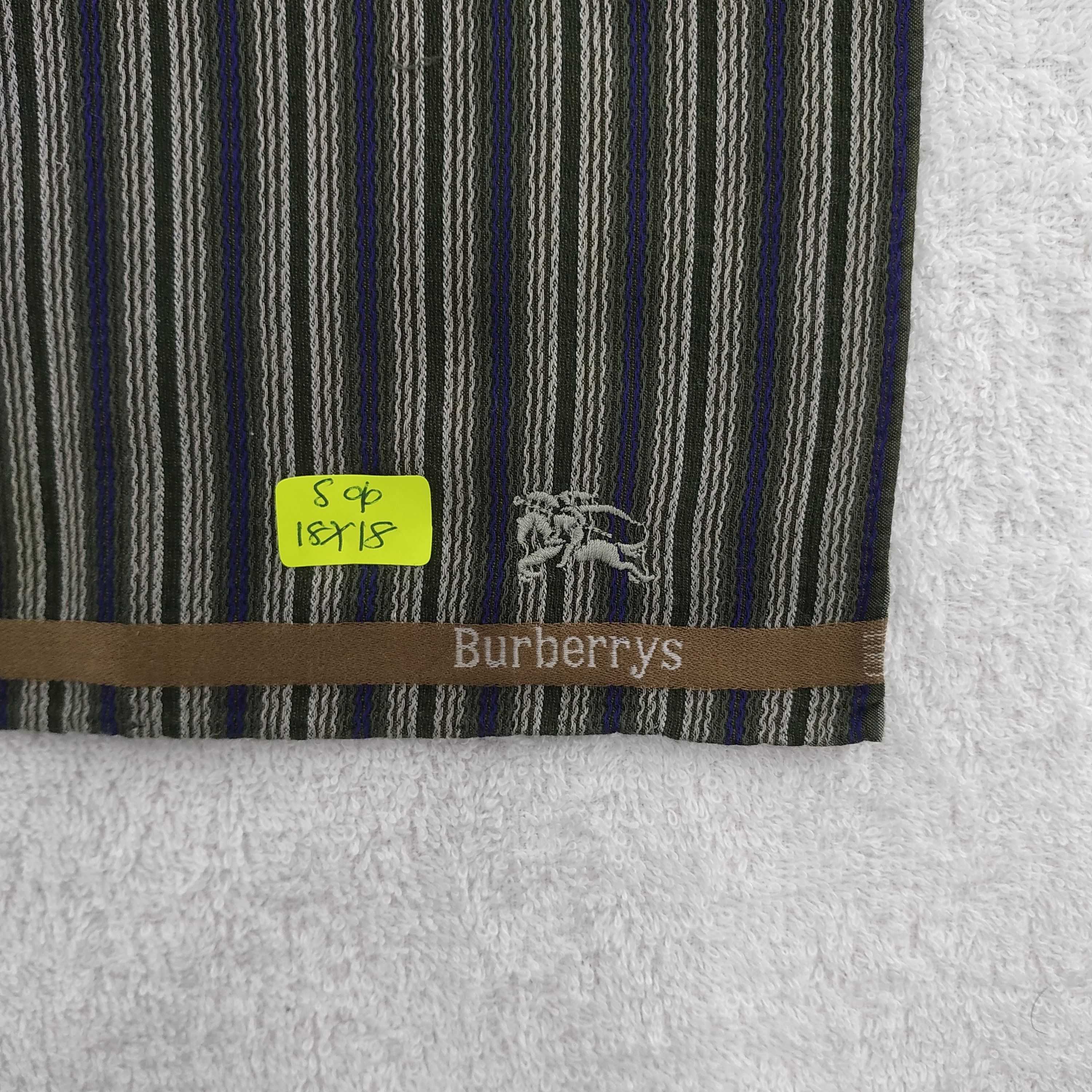 Burberry × Vintage Burberry Bandana / Handkerchief / Neckerchief - S010 Size ONE SIZE - 5 Thumbnail