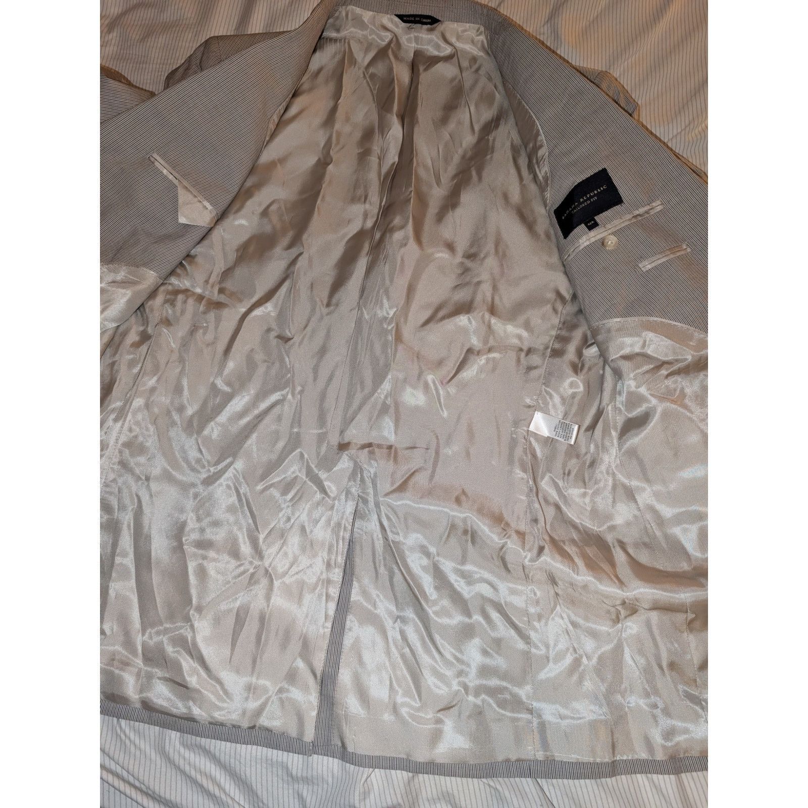 Banana Republic Banana Republic Cotton One Button Blazer 42R Tailored fit Size 42R - 8 Thumbnail