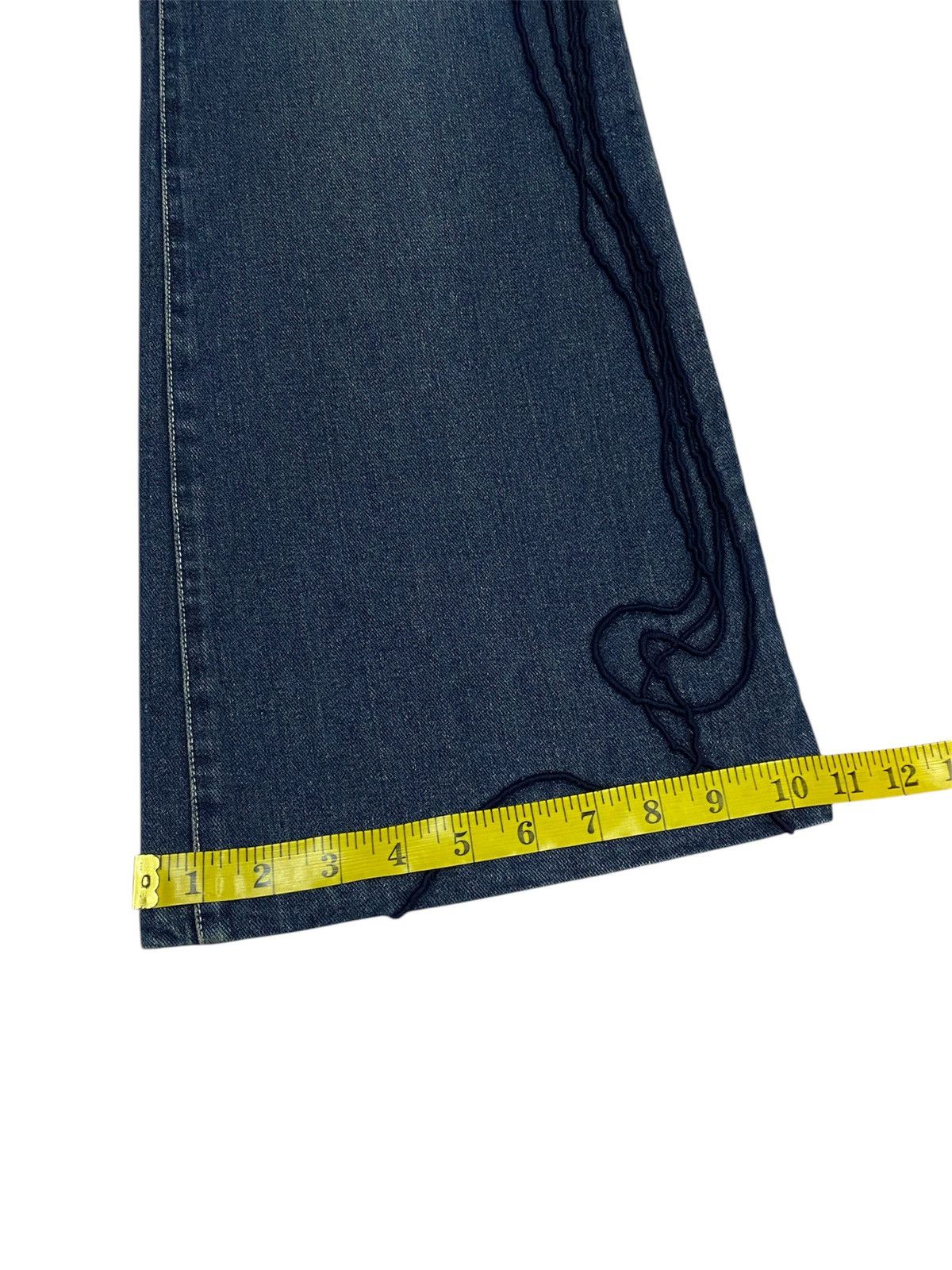 Tornado Mart 💃Tornado Mart Embroidery Tribal Denim Flare Jeans Size 30" / US 8 / IT 44 - 21 Thumbnail