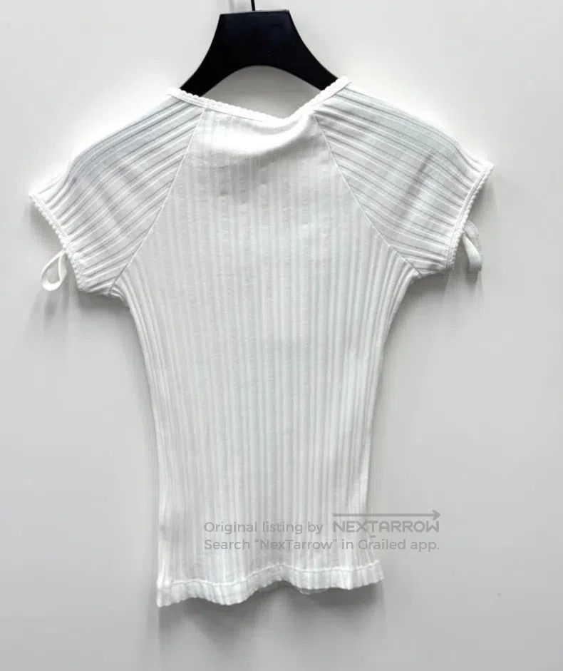 Helmut Lang Helmut Lang Ladies Slim Short-Sleeve T-Shirt Size XS / US 0-2 / IT 36-38 - 2 Thumbnail