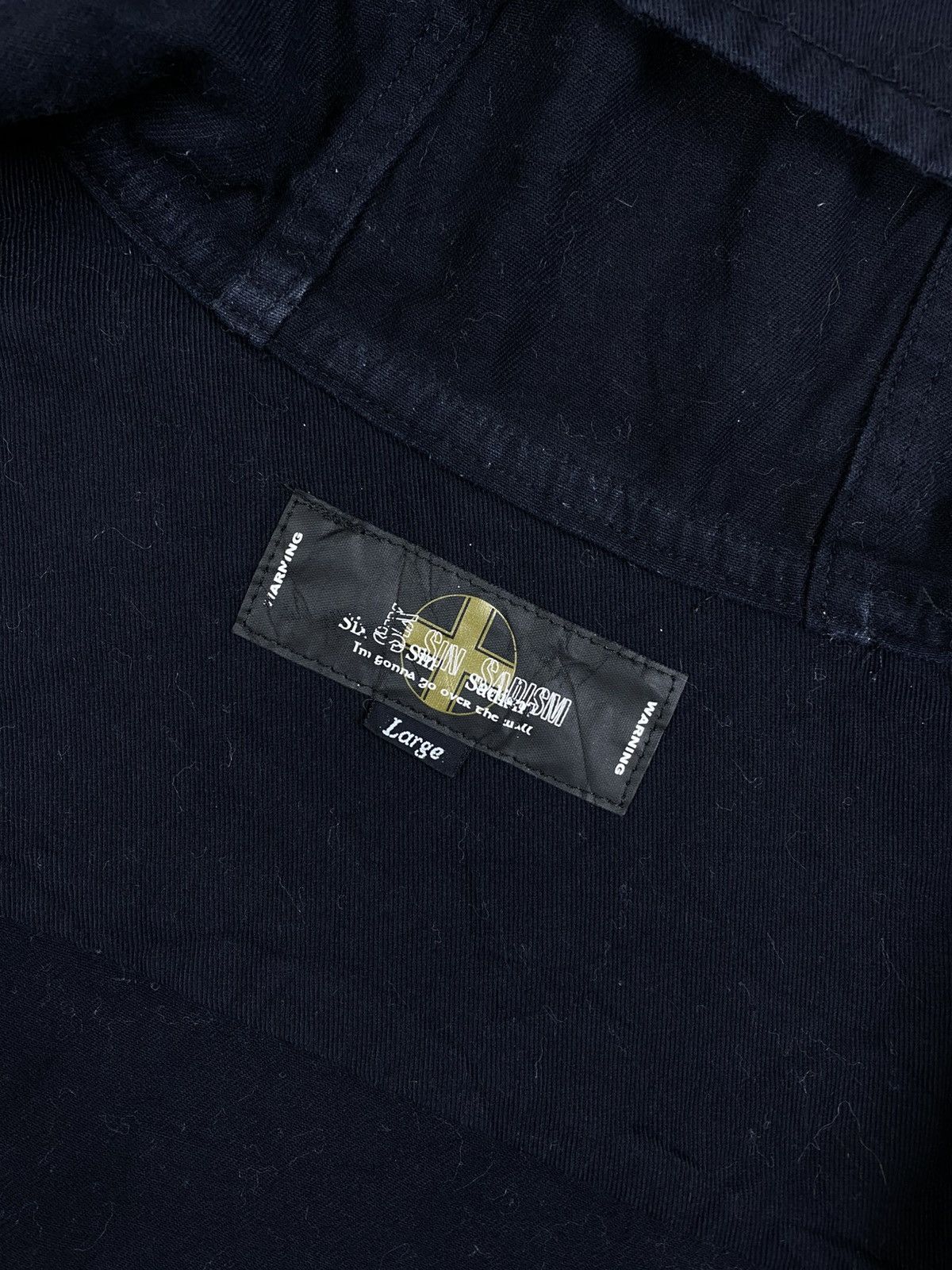 Japanese Brand Vintage Six Sim Sadism Skull Embroidery Zip-Up Hooded Jacket Size US M / EU 48-50 / 2 - 9 Thumbnail