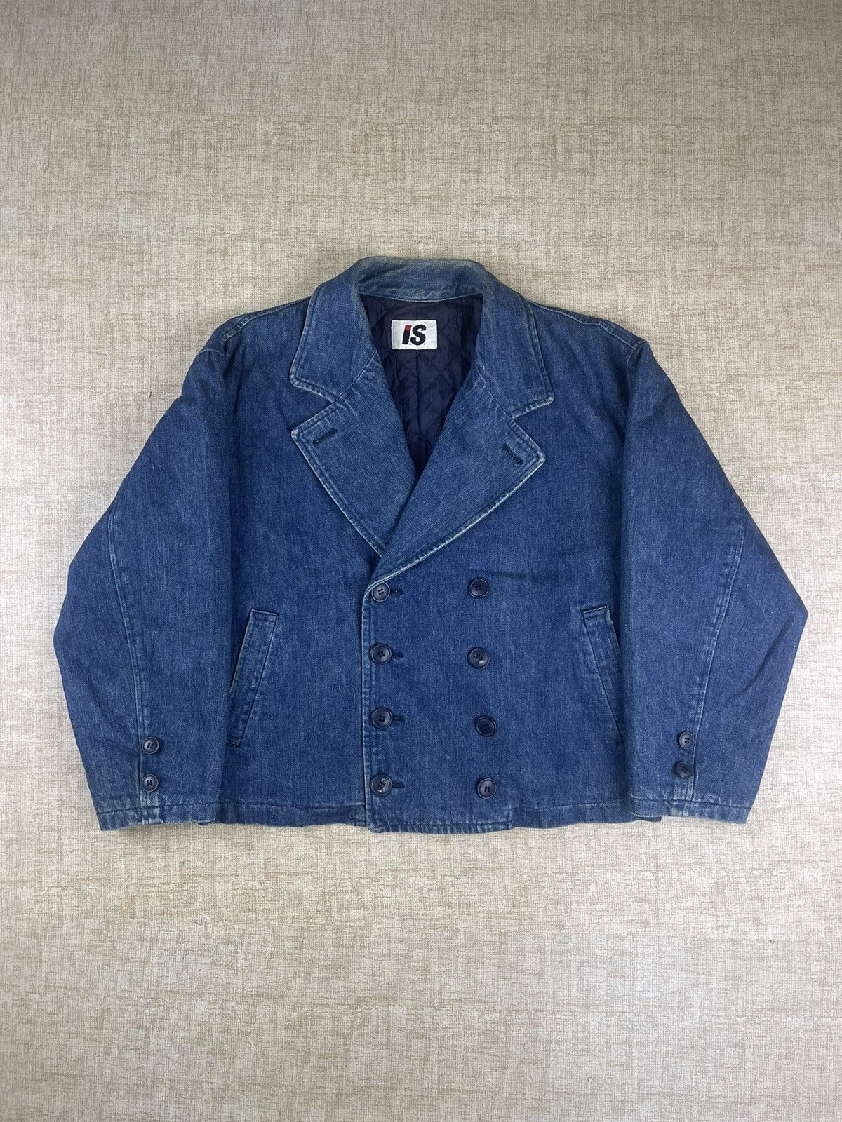 Issey Miyake × Vintage VTG ISSEY MIYAKE (I.S) Tsumori Chisato Double Breast Denim Size US L / EU 52-54 / 3 - 1 Thumbnail