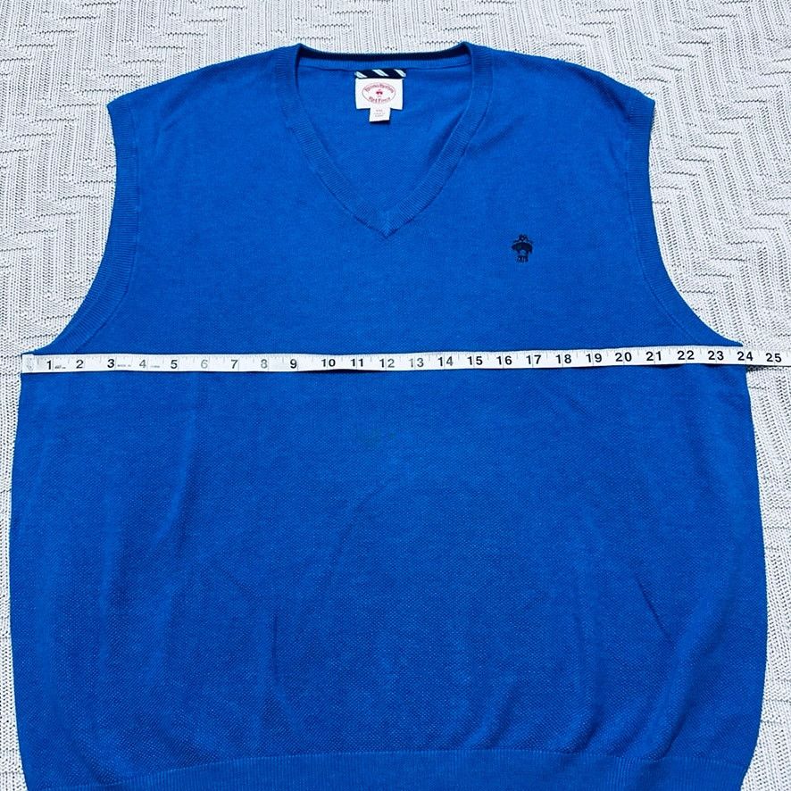 Brooks Brothers Brooks Brothers royal blue sweater vest Size US XXL / EU 58 / 5 - 5 Thumbnail
