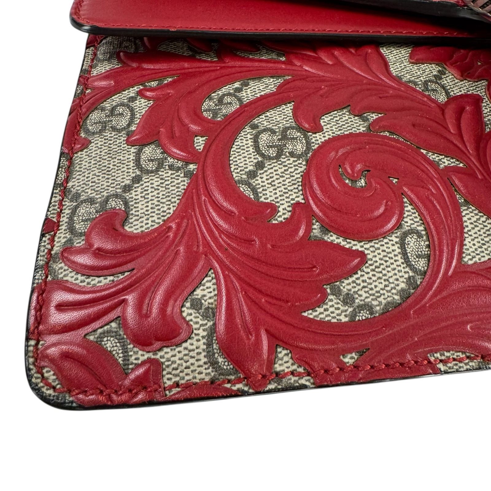 Gucci Gucci Monogram Supreme Arabesque Dionysus Shoulder Bag Size ONE SIZE - 21 Thumbnail