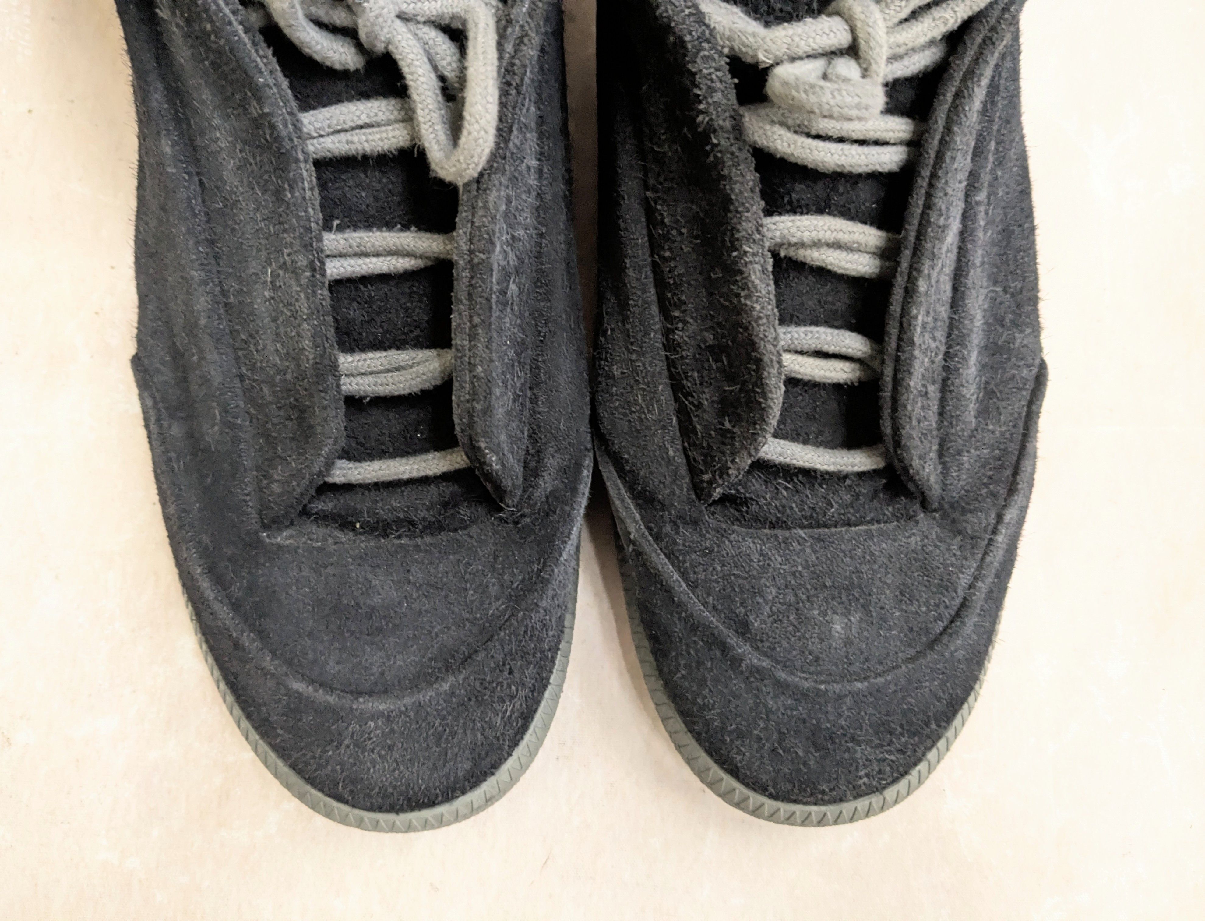 Maison Margiela Maison Margiela Future Black Gray 12 45 Suede Leather Size US 12 / EU 45 - 3 Thumbnail