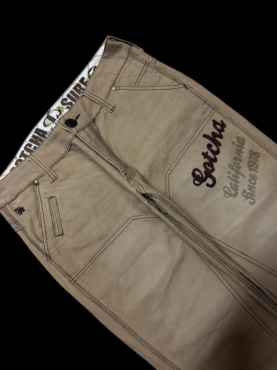 Gotcha RARE 90’s Gotcha Surf Double Knee Duck Logo Workwear Style Size US 32 / EU 48 - 6 Thumbnail