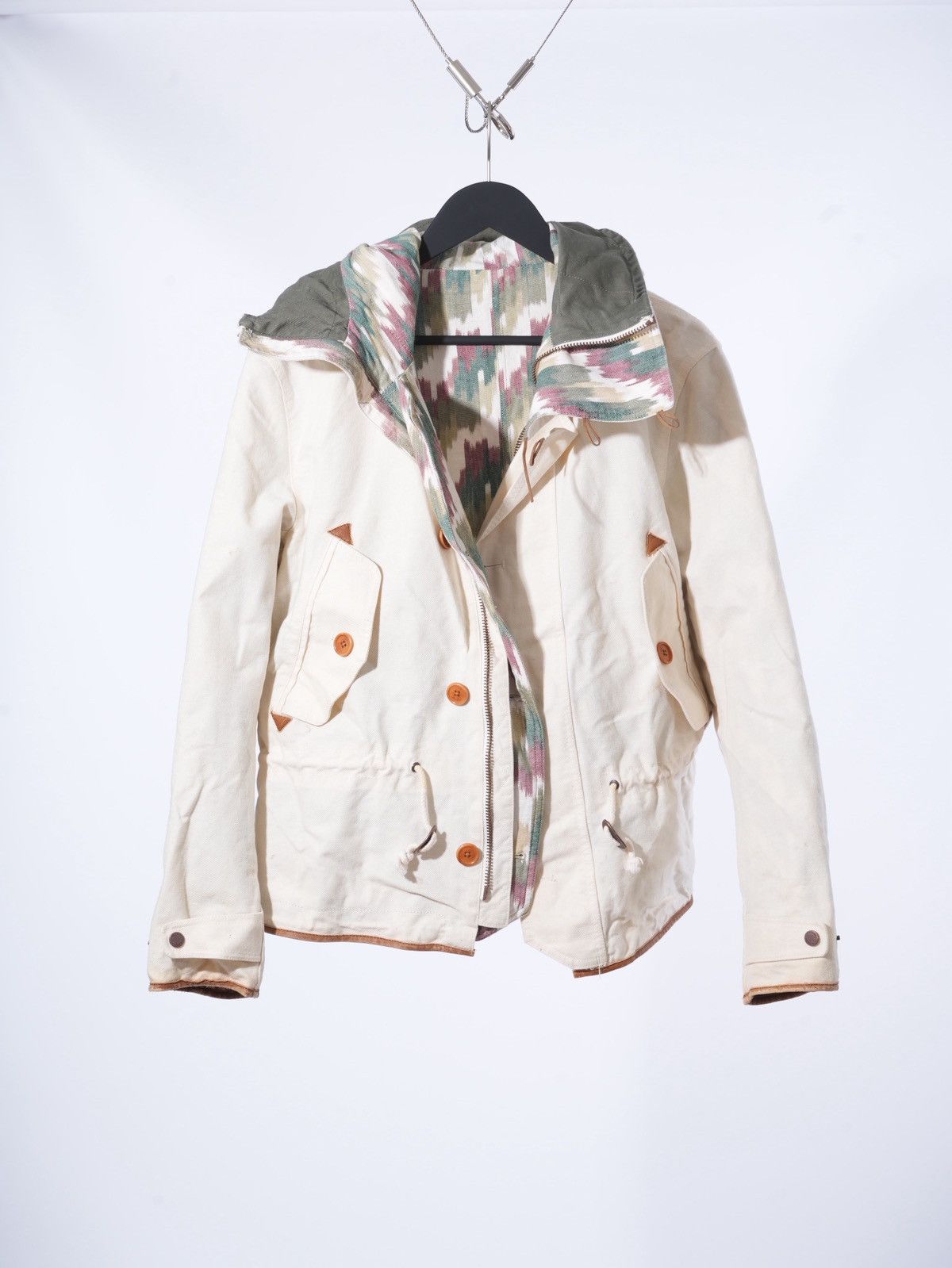 Ben Sherman Ben Sherman Plectrum Army Style Jacket Reversible sz L Size US L / EU 52-54 / 3 - 9 Thumbnail