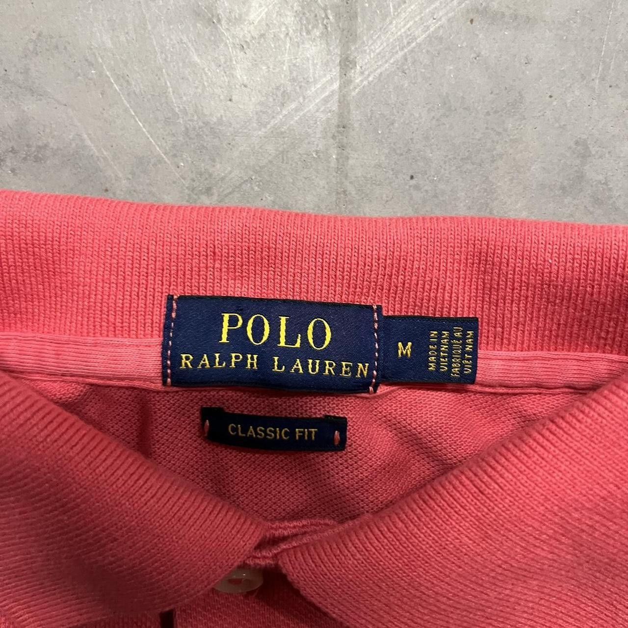 Vintage Vintage Y2K/200s Preppy Womens Rose Pink Polo by Ralph Lauren Essential Polo Shirt! Size M / US 6-8 / IT 42-44 - 6 Thumbnail