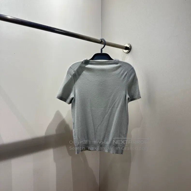 Hermes Hermes Pure cashmere knit short-sleeve Size XXS / US 00 / IT 34 - 2 Thumbnail
