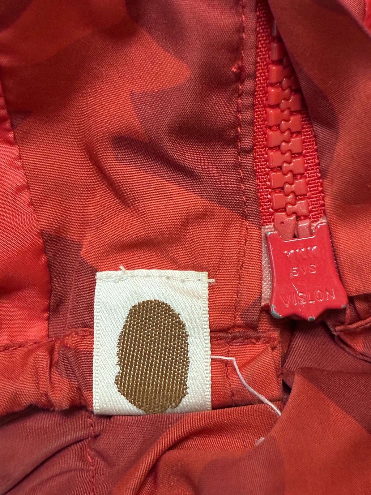 Bape Red Bape Camo Windbreaker Size US L / EU 52-54 / 3 - 9 Thumbnail