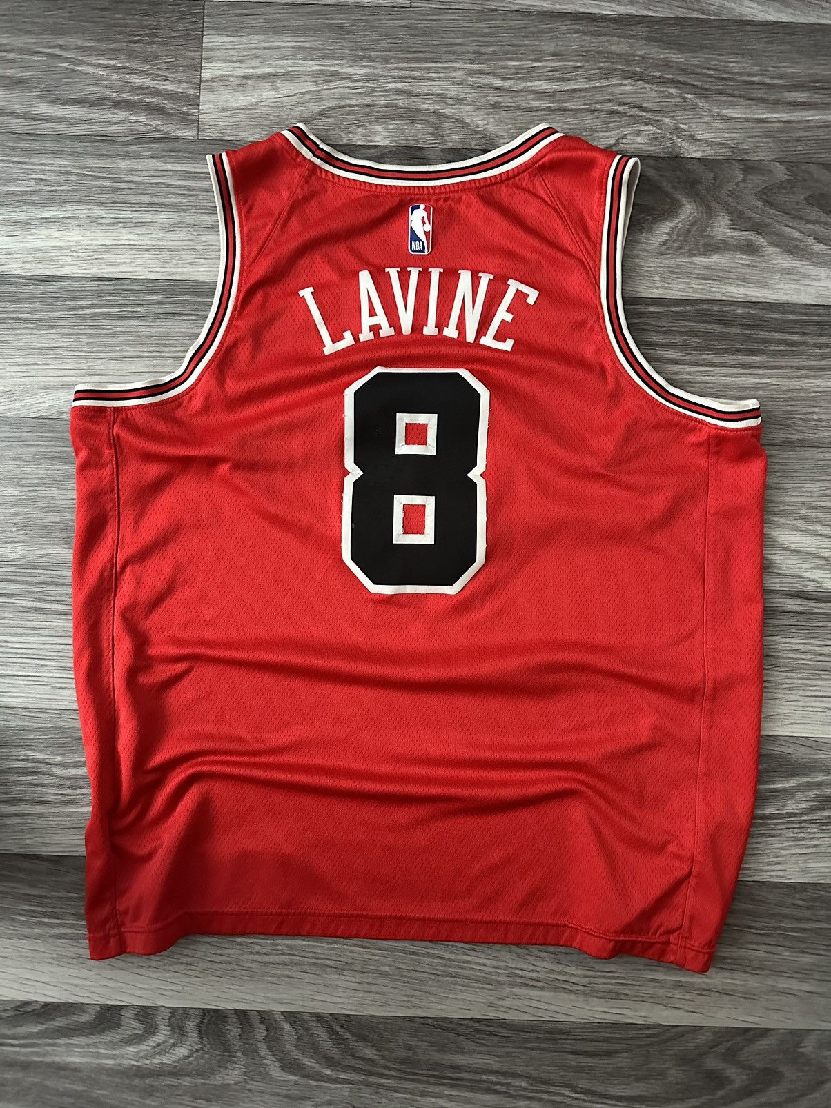 Nike × Vintage Nike Chicago Bulls Zach Lavine #8 Nba Basketball Jersey Size US XL / EU 56 / 4 - 2 Thumbnail