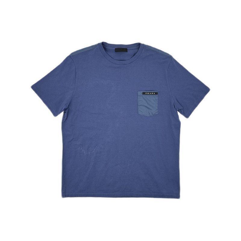 Prada Prada Logo Pocket Short Sleeve TShirt-2506 Size US XL / EU 56 / 4 - 1 Thumbnail