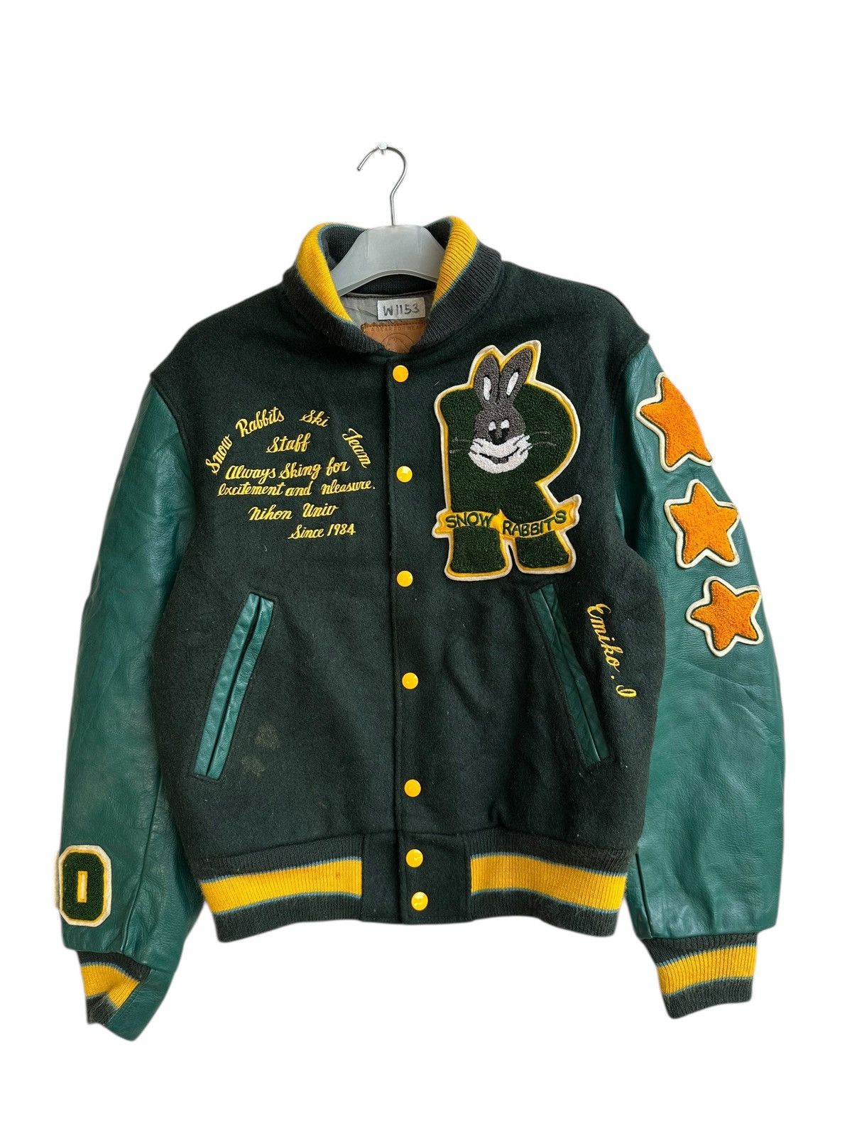 Golden Bear Vintage Golden Bear Snow Rabbits Varsity Jacket Size US S / EU 44-46 / 1 - 1 Thumbnail