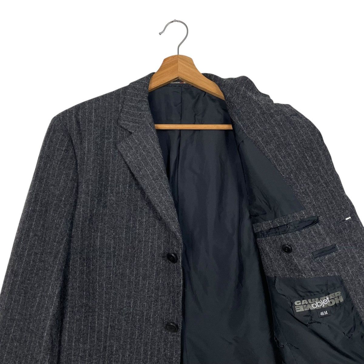 Jean Paul Gaultier Jean Paul Gaultier Homme Objet Stripe Casual Jacket Size US S / EU 44-46 / 1 - 10 Thumbnail