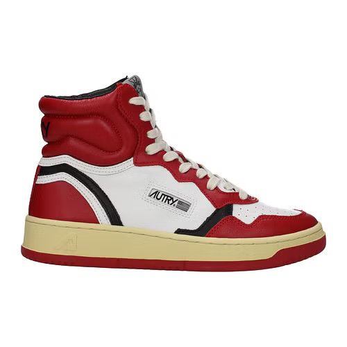 image of Autry Ob1O1E0224 Sneakers In White / Red in White/Red, Men's (Size 7)