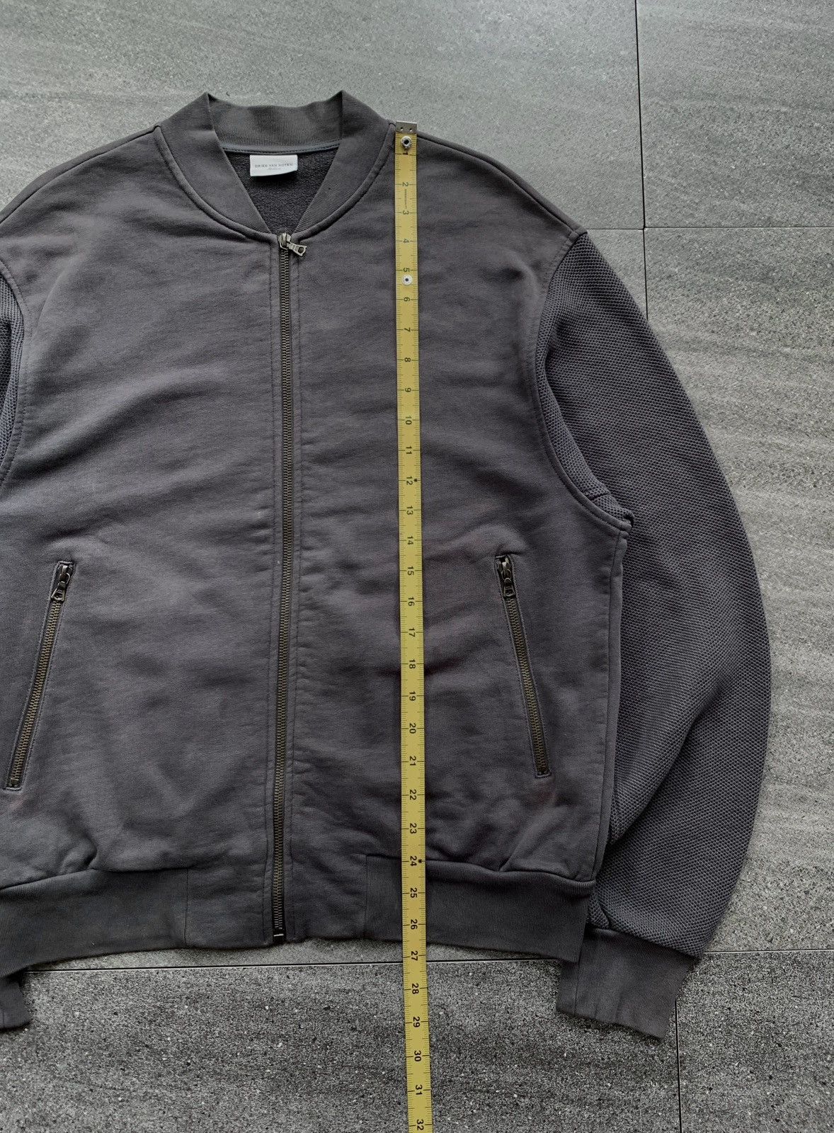 Dries Van Noten FREE TAX! Mesh Sleeved Bomber Jacket Size US M / EU 48-50 / 2 - 13 Thumbnail