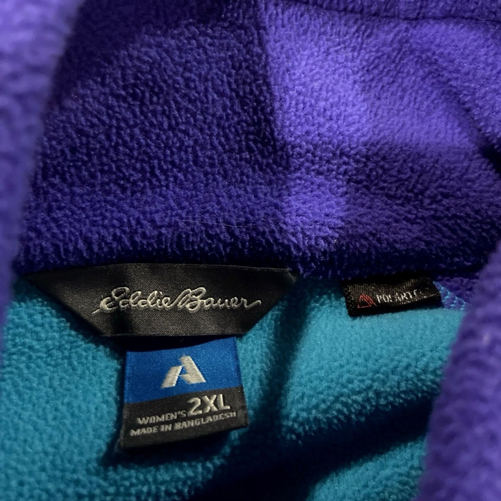 Eddie Bauer Eddie Bauer First Ascent Fleece full zip Pullover Blue Women’s Size XXL Size XXL / US 16-18 / IT 52-54 - 4 Thumbnail