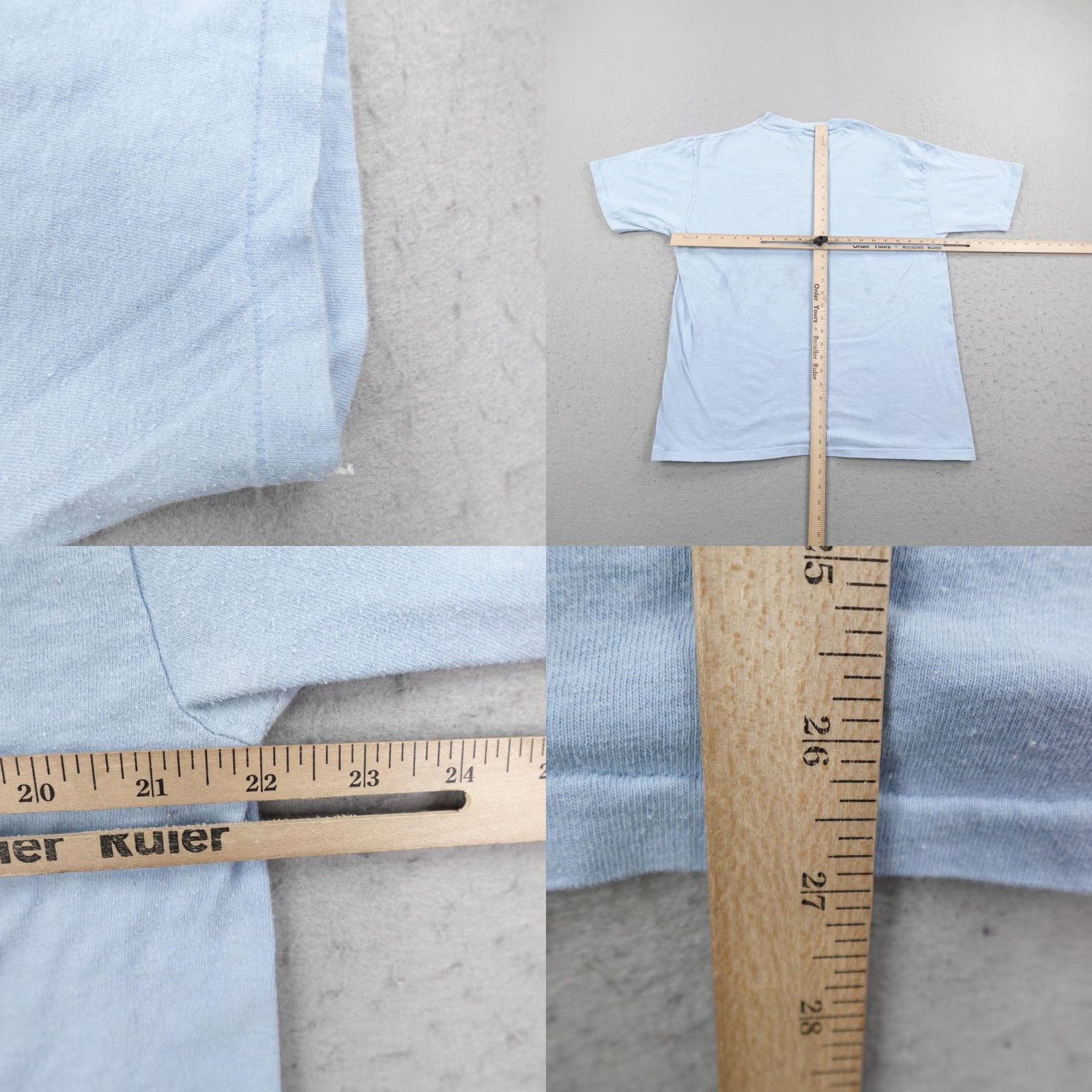 Hanes VINTAGE Lake Tahoe Nevada Shirt Mens XL Blue Single Stitch Made In USA 80s 90s Size US XL / EU 56 / 4 - 8 Thumbnail