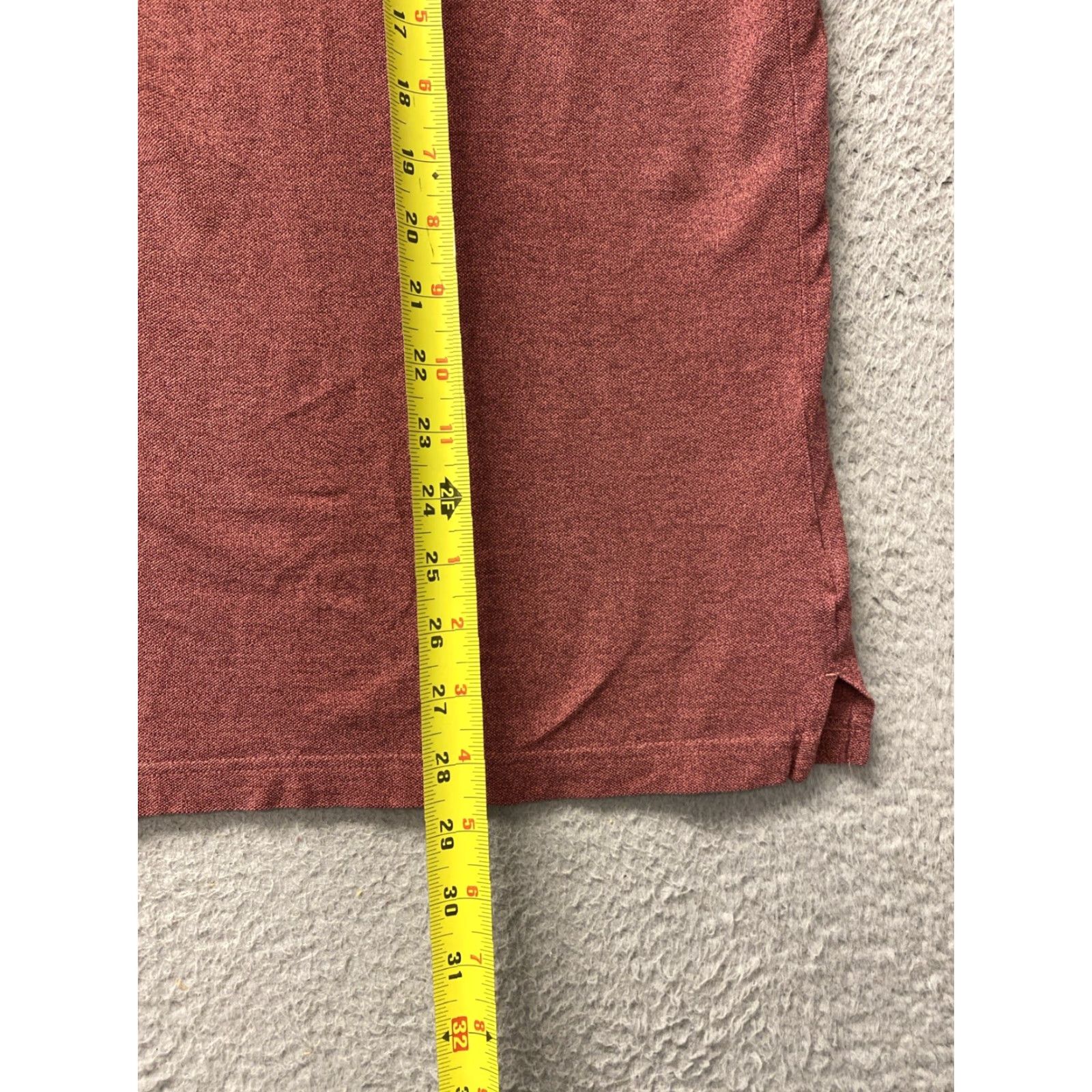 Nordstrom VINTAGE Nordstrom Men's Polo Shirt XL Red Moss Cotton Knit Short Sleeve Casual Sports Size US XL / EU 56 / 4 - 5 Thumbnail