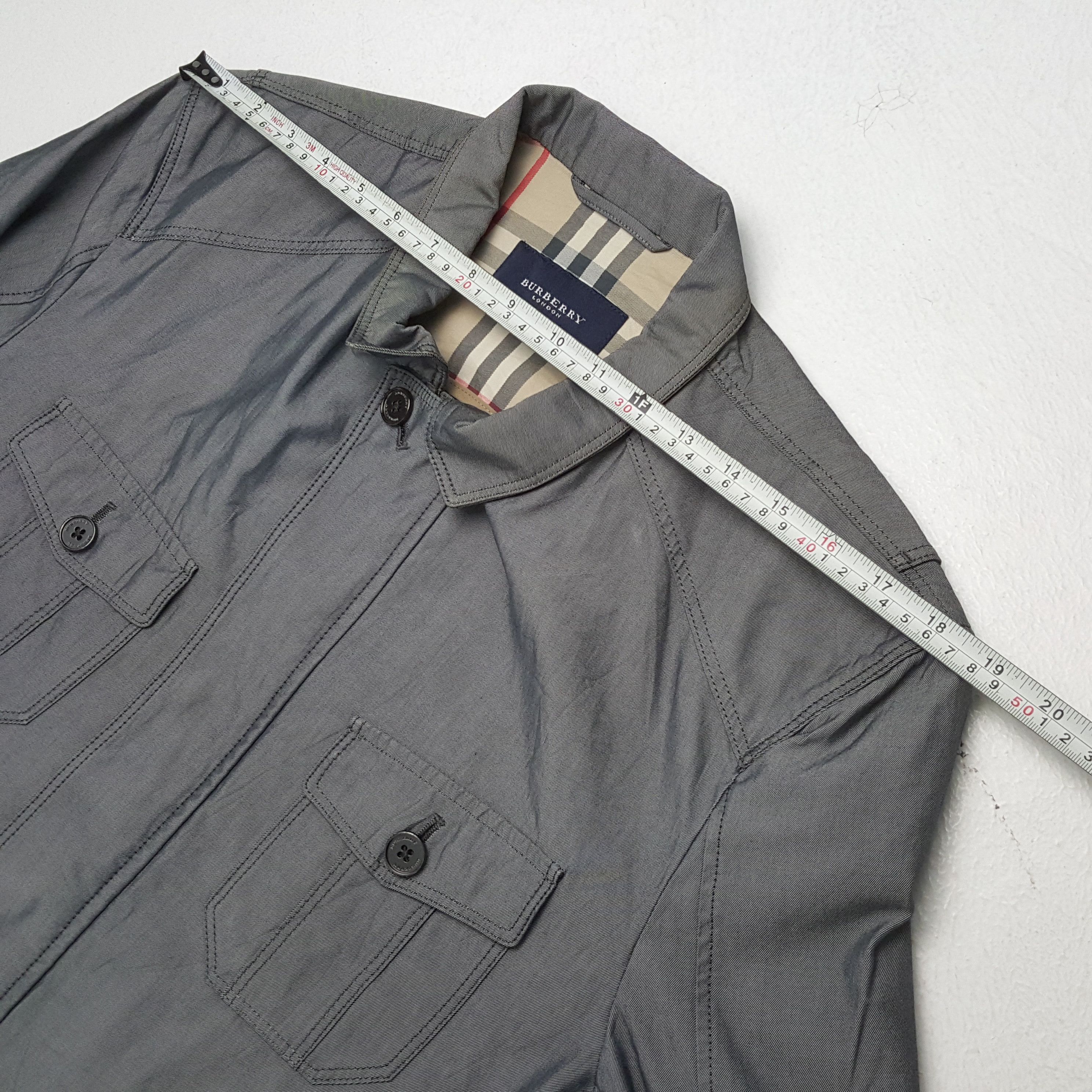 Burberry × Vintage BURBERRY LONDON Fashion Style Custom Art Jacket Size US M / EU 48-50 / 2 - 5 Thumbnail