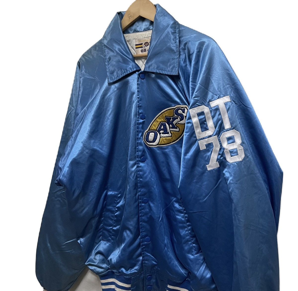 MLB Vintage Oaks Bomber Jacket Baseball Size US XL / EU 56 / 4 - 3 Thumbnail