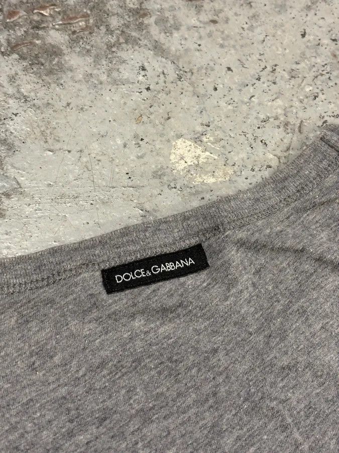Dolce & Gabbana 2000s Dolce & Gabbana Grey Mike Tyson T-Shirt Size US M / EU 48-50 / 2 - 7 Thumbnail