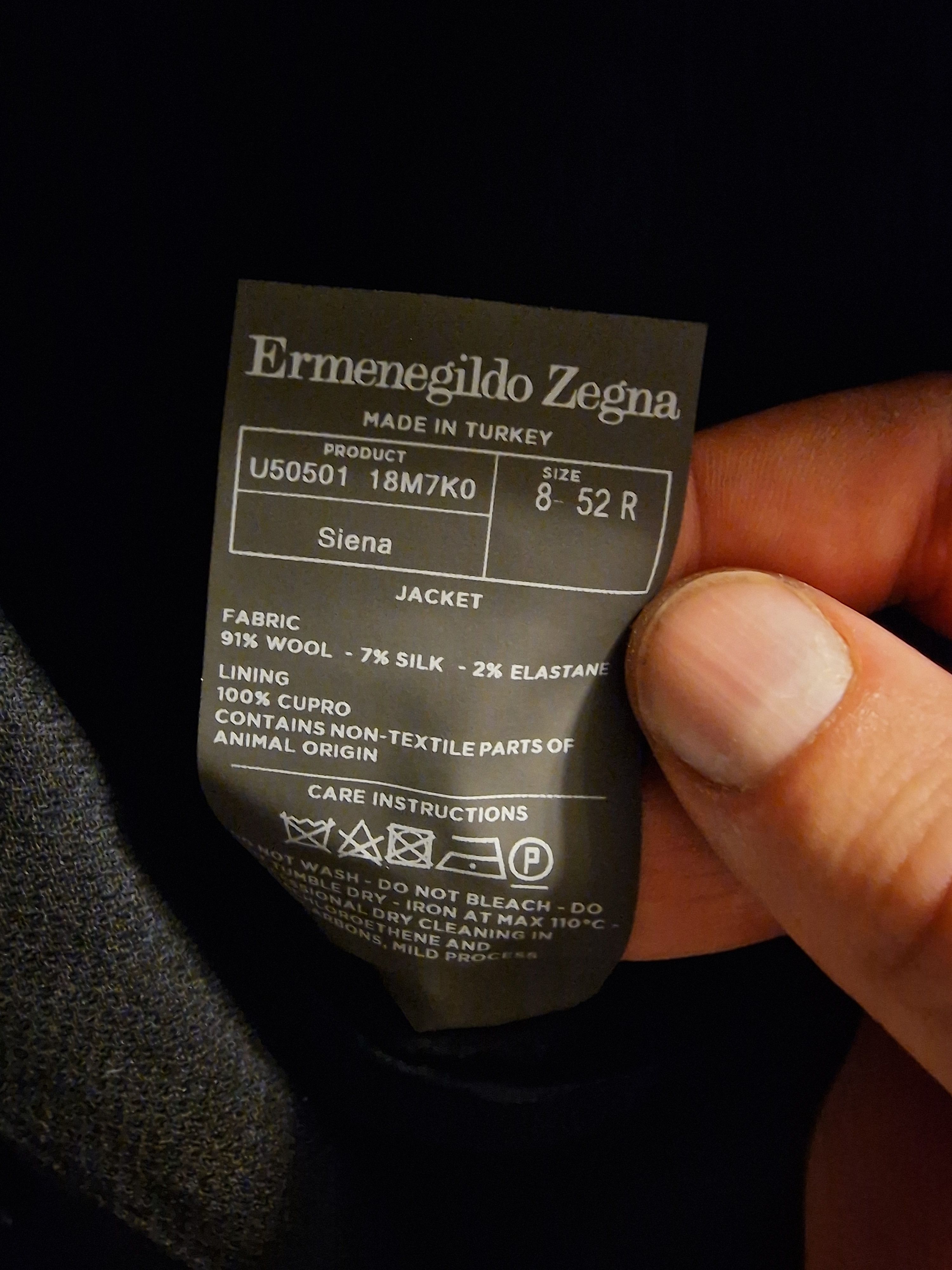 Ermenegildo Zegna Ermenegildo Zegna Siena silk wool elegant jacket Size 52R - 8 Thumbnail