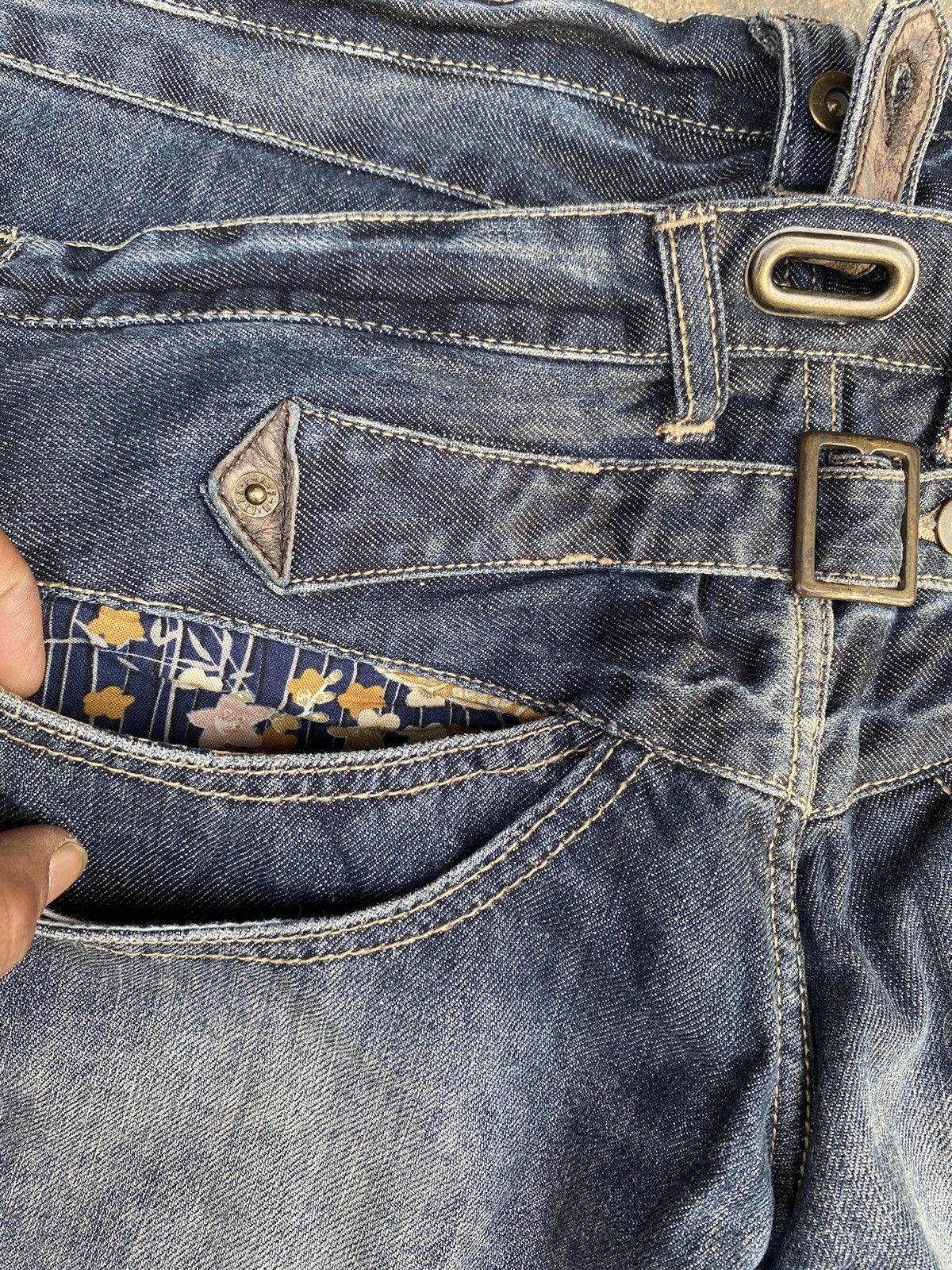 GOSTAR DE FUGA 🔥 PPFM POCKETS DOUBLE LAYER WAIST BUCKLE BACK Size US 34 / EU 50 - 17 Thumbnail
