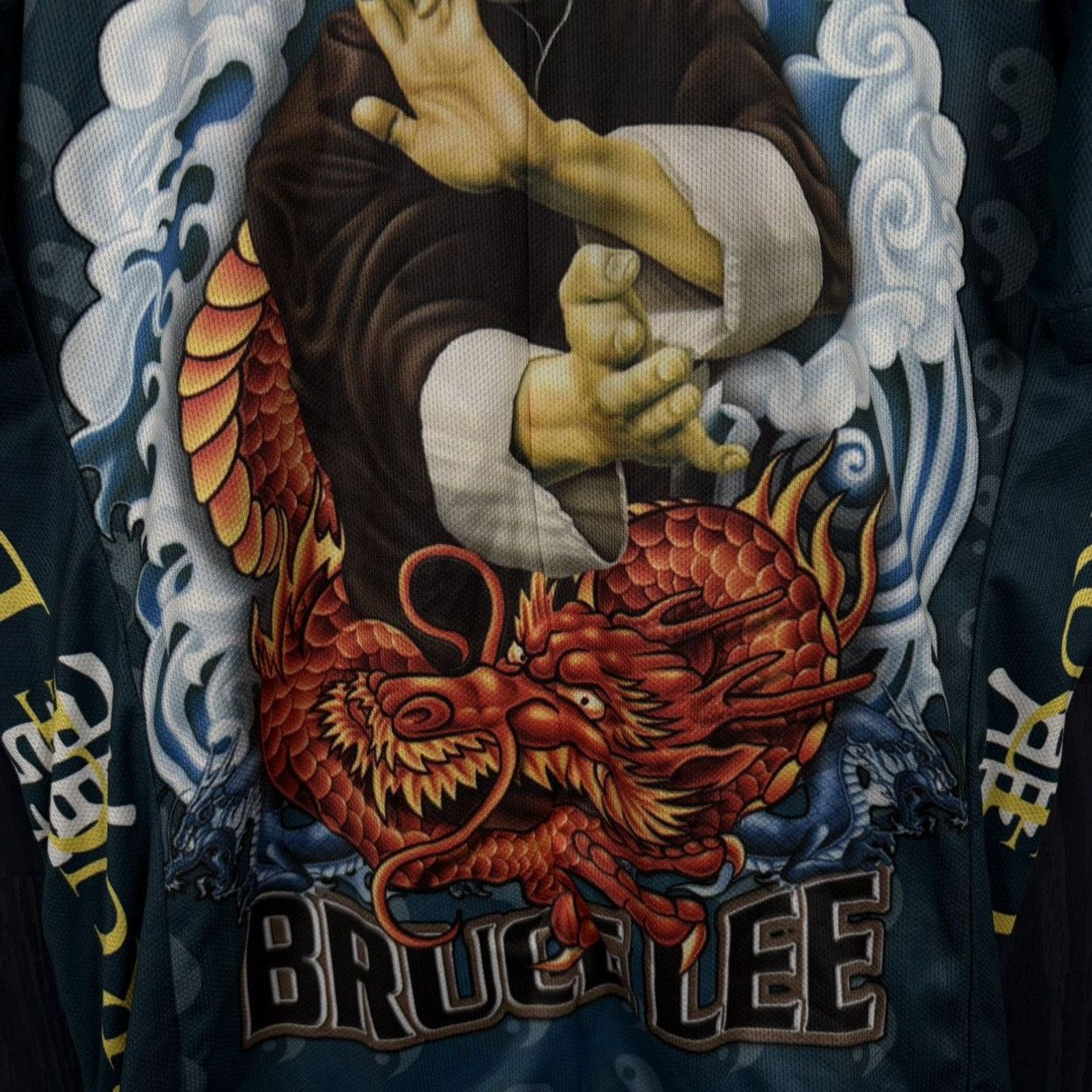 Vintage 2005🐉BRUCE LEE BIKING SHIRT Size US M / EU 48-50 / 2 - 3 Thumbnail