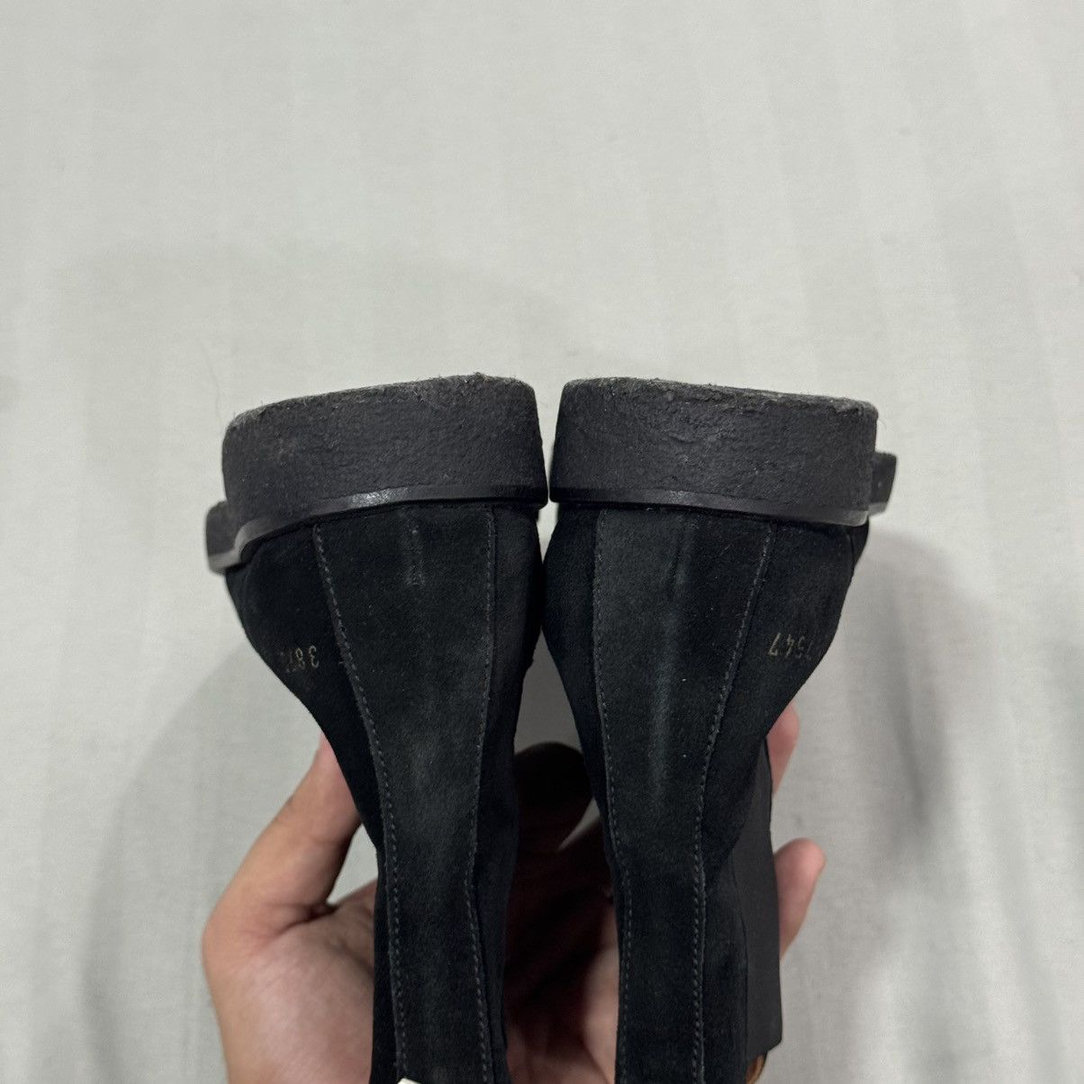 Common Projects Common Projects Women’s Chelsea Boots - Black Suede Size US 7 / IT 37 - 16 Thumbnail