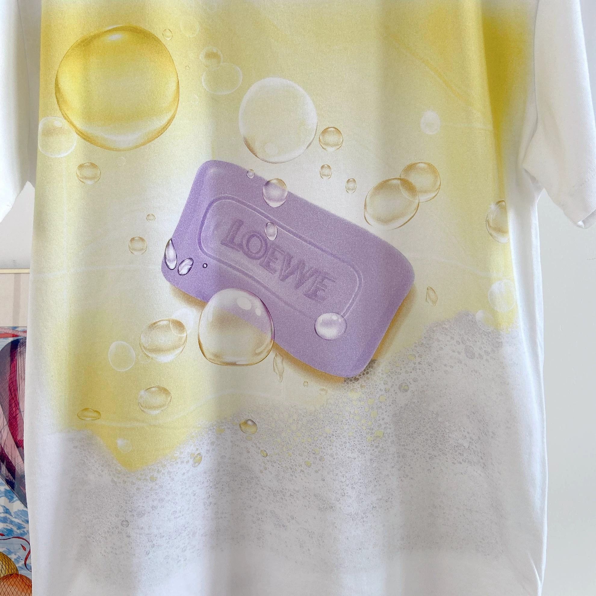 Loewe Multi Color Soap Bubble Print Short Sleeve Tee Size US S / EU 44-46 / 1 - 6 Thumbnail