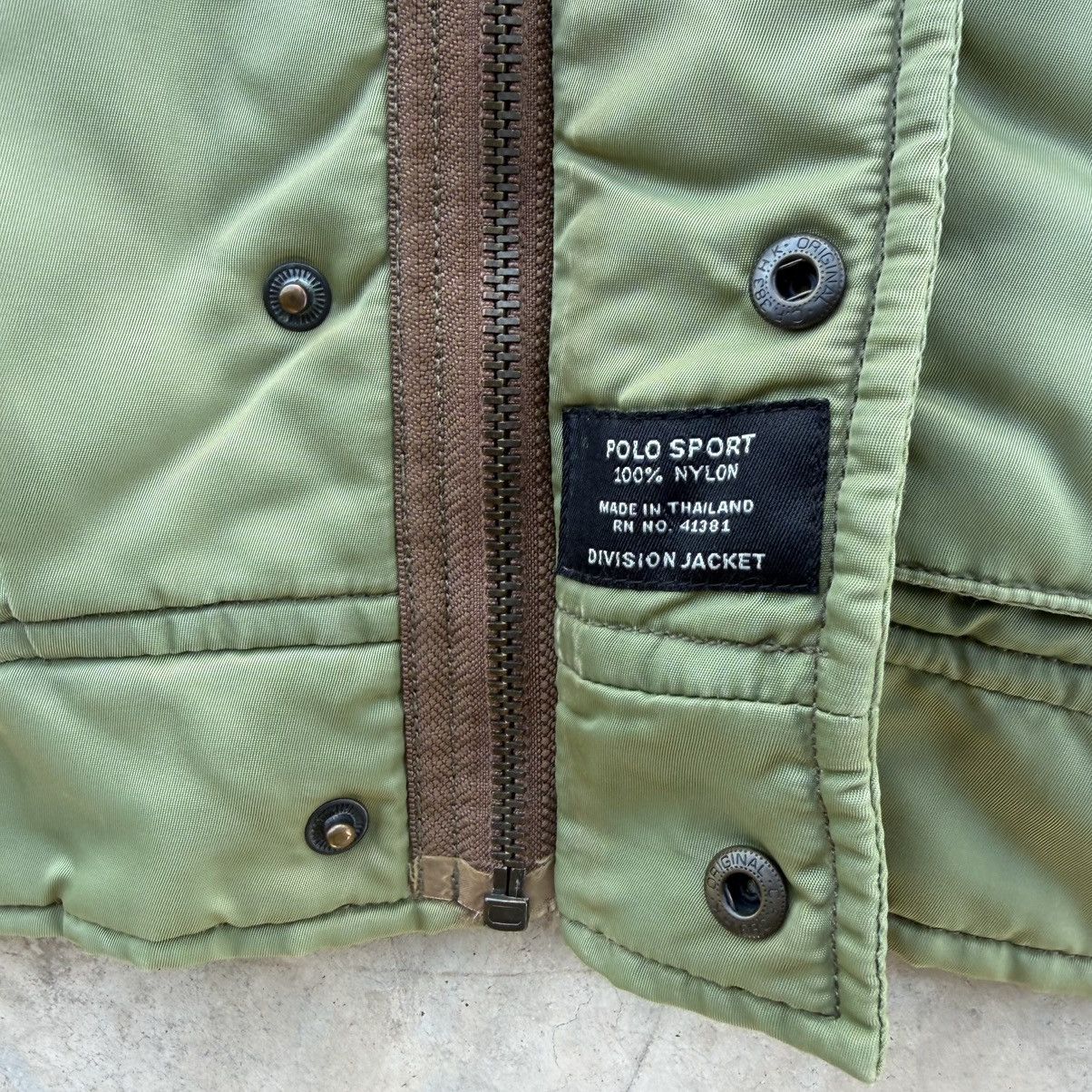 Polo Ralph Lauren 00’s Polo Sportsman Ralph Lauren Military Bomber Jacket Size US L / EU 52-54 / 3 - 4 Thumbnail